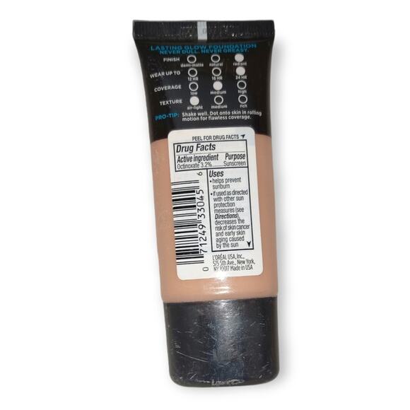 L'Oreal Paris Infallible Pro Glow Foundation SPF 15 Natural Buff 204 - Picture 4 of 8